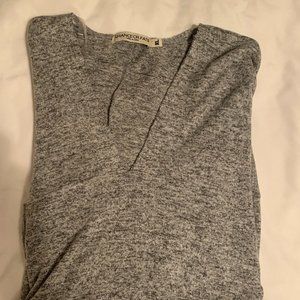 Soft Oversized Black & White Marled Sweater to pair with leggings